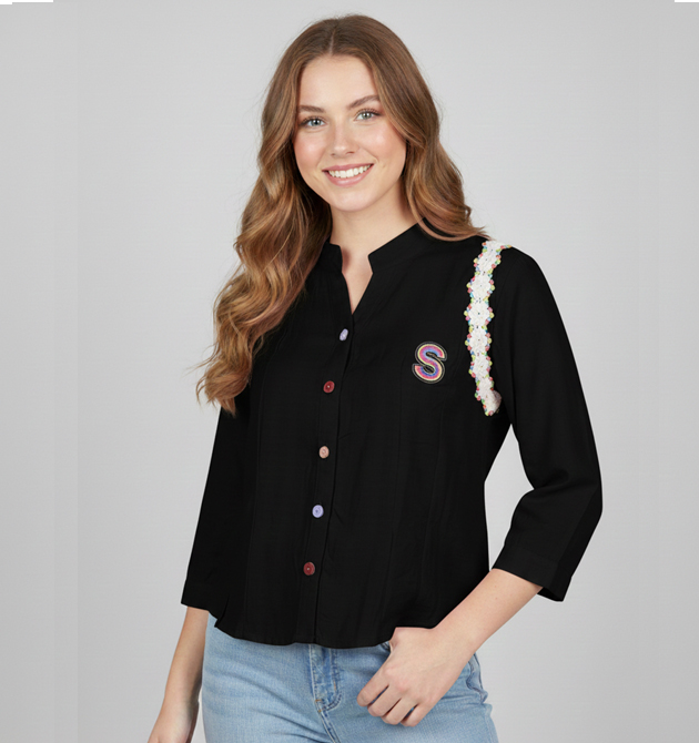 GIRLS WESTERN TOP (XL) 