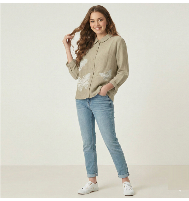 GIRLS WESTERN TOP (XL) 