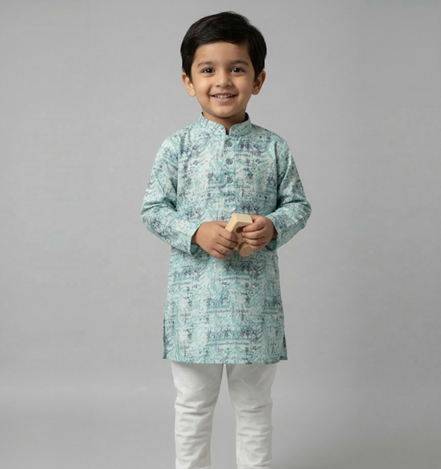 Kids Fancy Kurta Set (7 YEARS)