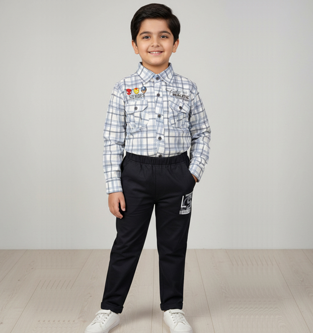 Boys' Urban Cargo Set – Midnight Navy & Classic Tan (4 YRS)