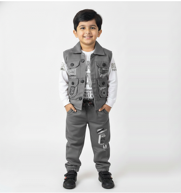 Boys' Urban Streetwear 3-Piece Set (1.5 YRS)