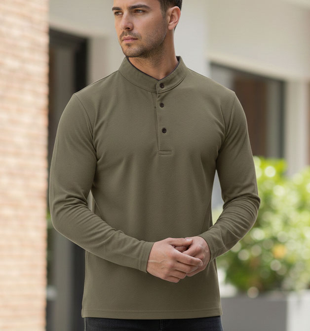 Mens T Shirt Full Sleeve Prince Color XL