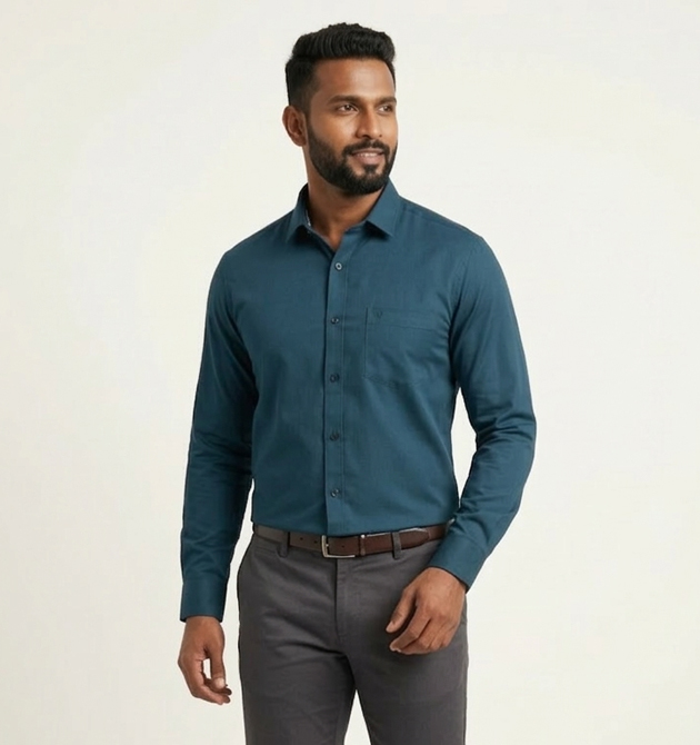 Men’s Deep Teal Micro-Textured (M)