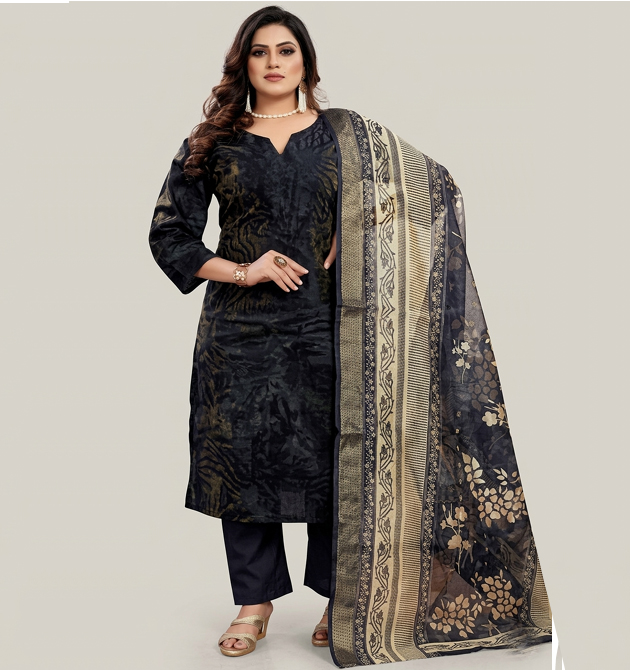 Regal Obsidian Silk Blend Suit Set (XXL)
