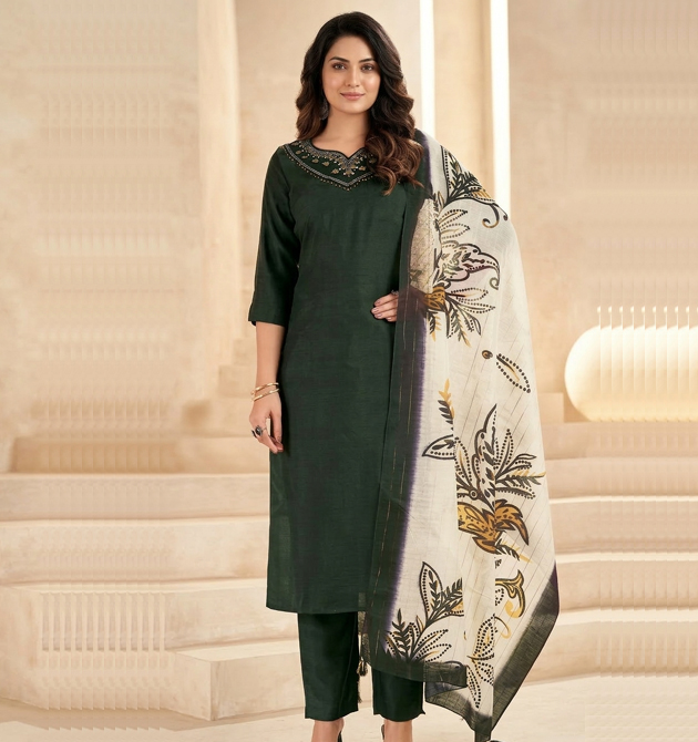 Imperial Forest Green Blend Suit Set (XL)