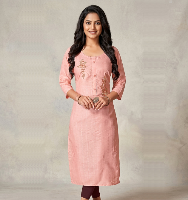 Luxora Peach Blossom Kurti (XXL)