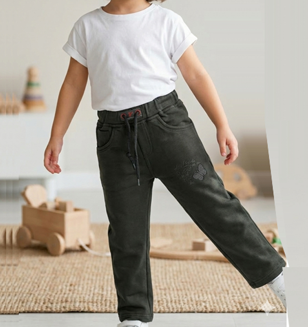 Premium Dark Green Comfort Joggers (6-8 YRS)