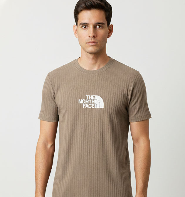 The North Face Men's Ribbed Short-Sleeve Tee (SIZE -L)