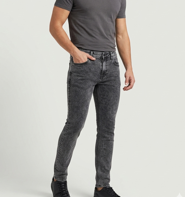 Men's Slim-Fit Acid Wash Jeans (SIZE -36)