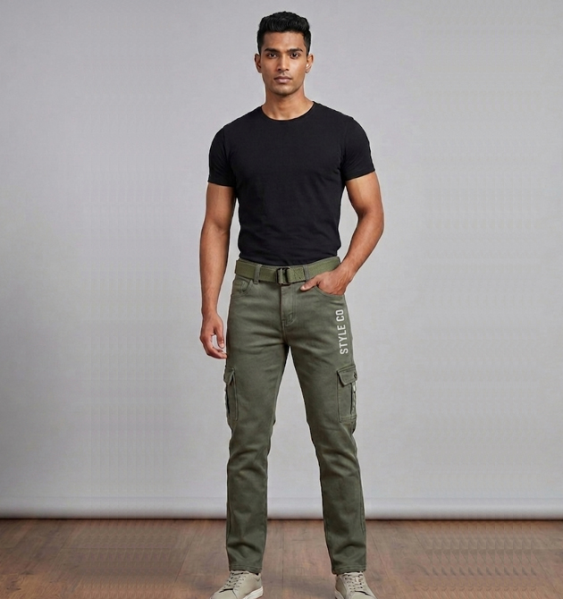Men’s Slim-Fit Utility Cargo Pants (SIZE - 36)